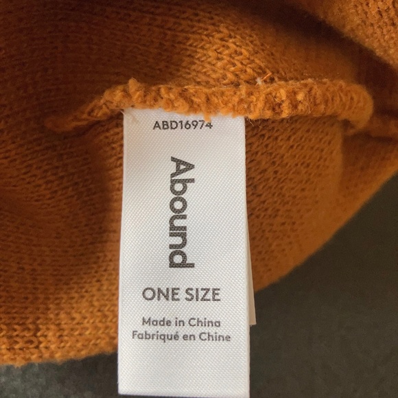 3/$20 Nordstrom Rack cuff beanie toque tan gold brown - Picture 5 of 7